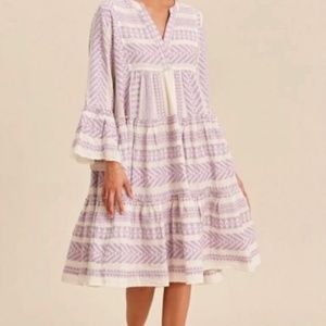 Devotion Twins Ella Midi Dress in Lilac
